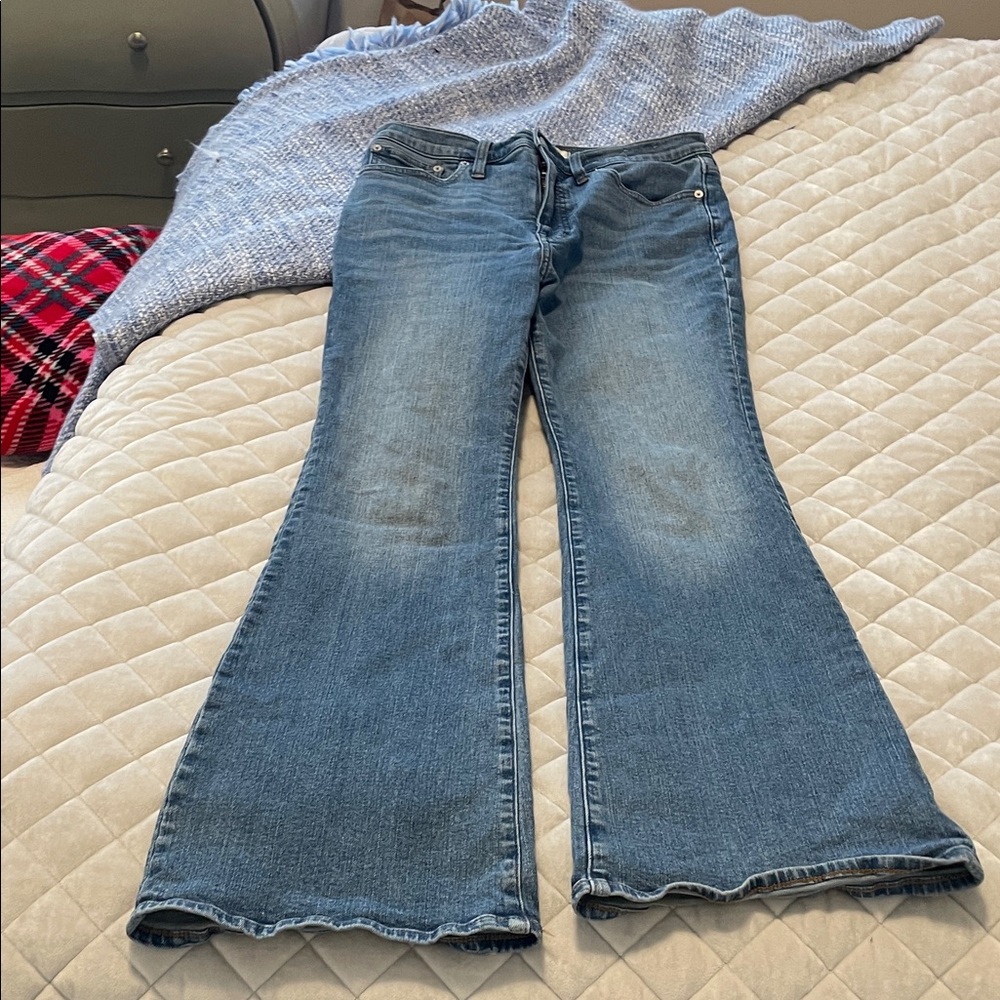 Madewell Women's Blue Skinny Flare Jeans